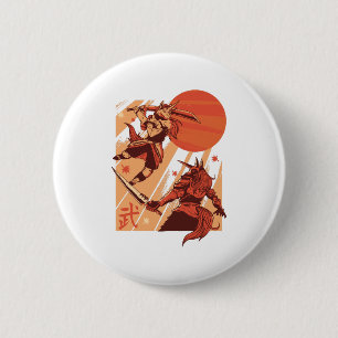 Badge Rond 5 Cm Guerriers de licornes