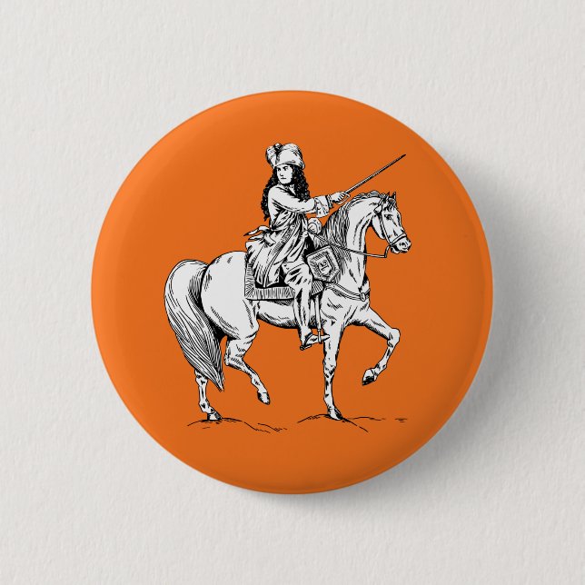 Badge Rond 5 Cm Guillaume d'Orange (Devant)