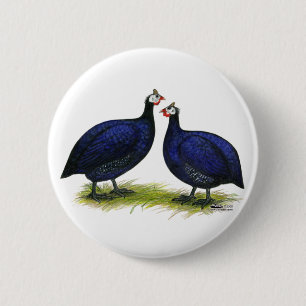 Badge Rond 5 Cm Guineas Royal Purple Pair