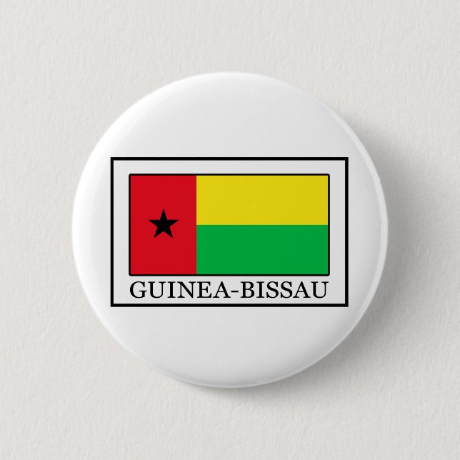 Badge Rond 5 Cm Guinée-Bissau (Devant)