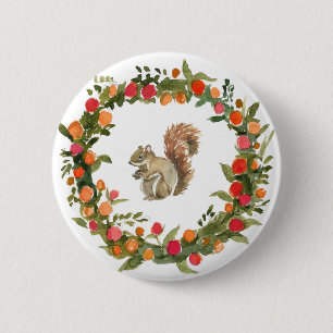 Badge Rond 5 Cm Guirlande de chute avec la couleur pour aquarelle