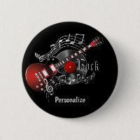 Guitare de roche - rouge