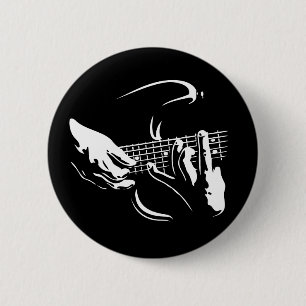 Badge Rond 5 Cm guitare-mains-DKT
