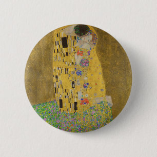 Badge Rond 5 Cm Gustav Klimt "Le Baiser"