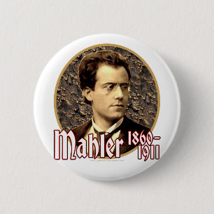 Badge Rond 5 Cm Gustav Mahler