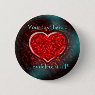 Badge Rond 5 Cm Gutsy Valentine Pin