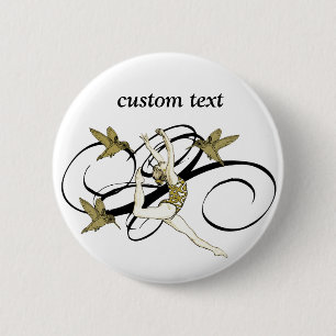 Badge Rond 5 Cm Gymnase artistique 2