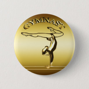 BADGE ROND 5 CM GYMNASTE