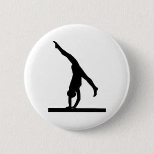 Badge Rond 5 Cm Gymnastique