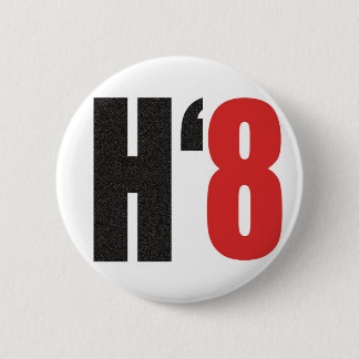 Badge Rond 5 Cm H8TE - Votez non sur l'appui vertical 8
