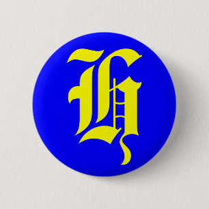 BADGE ROND 5 CM H - ANCIEN ANGLAIS