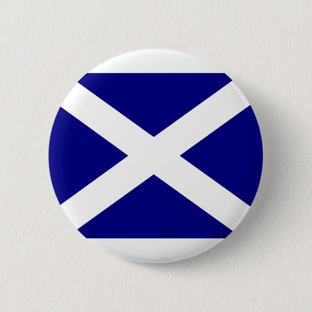 Badge Rond 5 Cm Habillement écossais de drapeau (Devant)