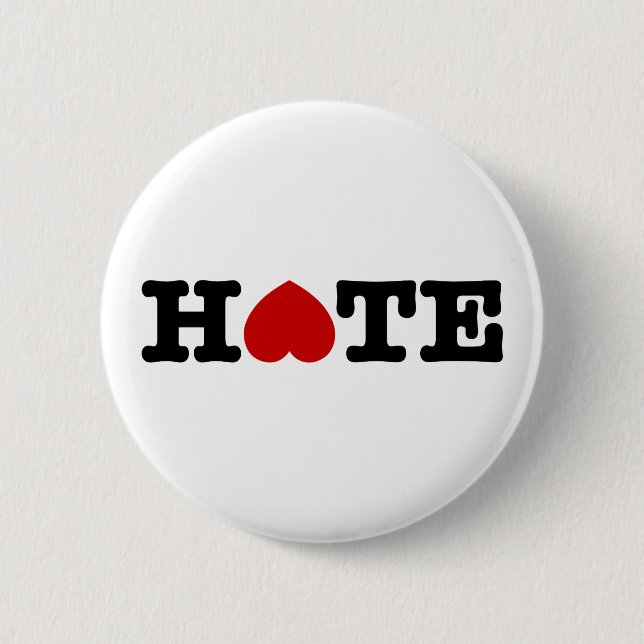 Badge Rond 5 Cm Haine (Devant)
