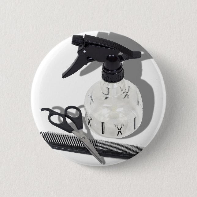 Badge Rond 5 Cm HairdresserItems060910Shadows (Devant)