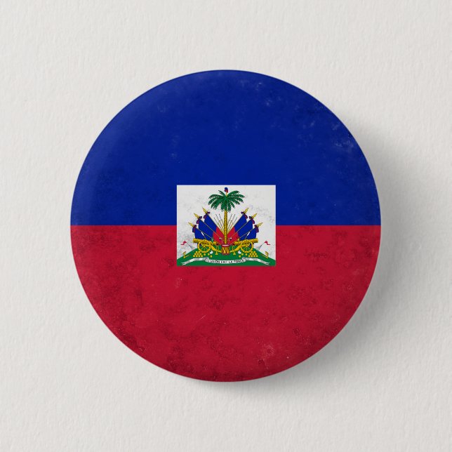 Badge Rond 5 Cm Haïti (Devant)