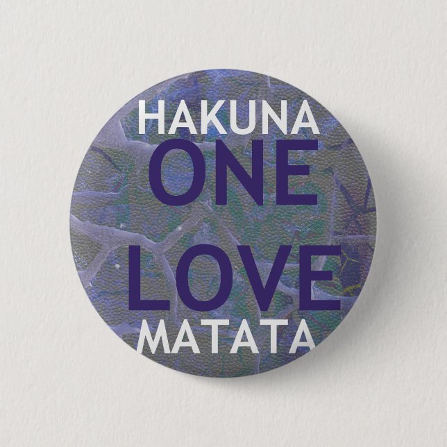 BADGE ROND 5 CM HAKUNA MATATA (Devant)