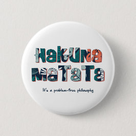 Badge Rond 5 Cm Hakuna Matata