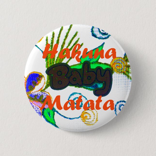 Badge Rond 5 Cm Hakuna Matata Baby.png (Devant)