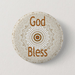 Badge Rond 5 Cm Hakuna Matata Dieu vous bénisse