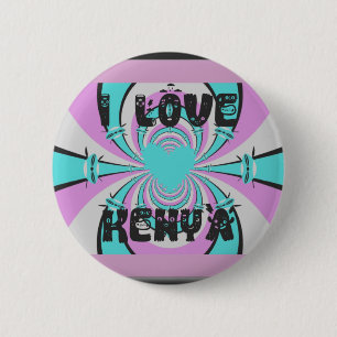 Badge Rond 5 Cm Hakuna Matata Kenya