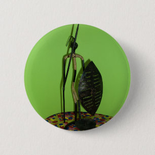 Badge Rond 5 Cm Hakuna Matata Kenya Maasai.JPG