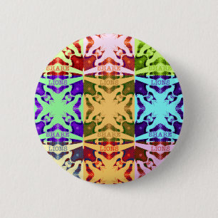 Badge Rond 5 Cm Hakuna Matata lions cadeau