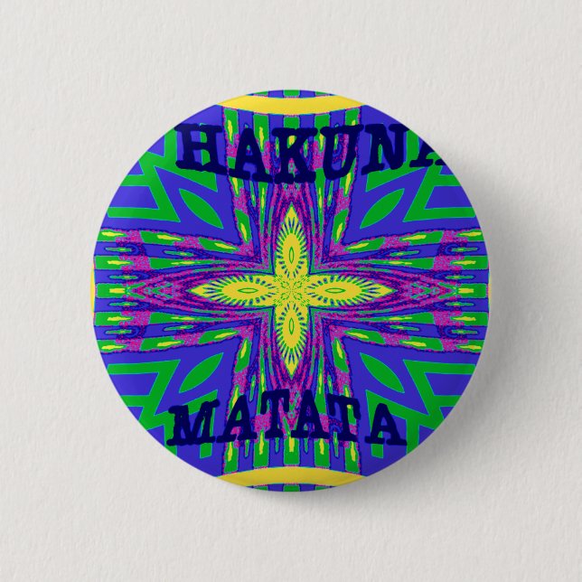 Badge Rond 5 Cm Hakuna matata Mombasa (Devant)