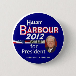 Badge Rond 5 Cm Haley Barbour 2012