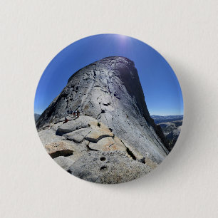 Badge Rond 5 Cm Half Dome from the Base of the Cables - Yosemite
