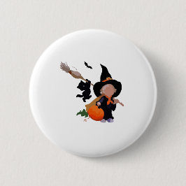 Badge Rond 5 Cm Halloween
