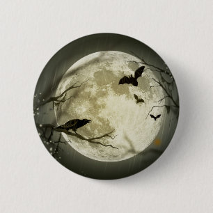Badge Rond 5 Cm Halloween