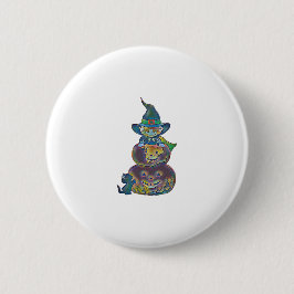 Badge Rond 5 Cm Halloween