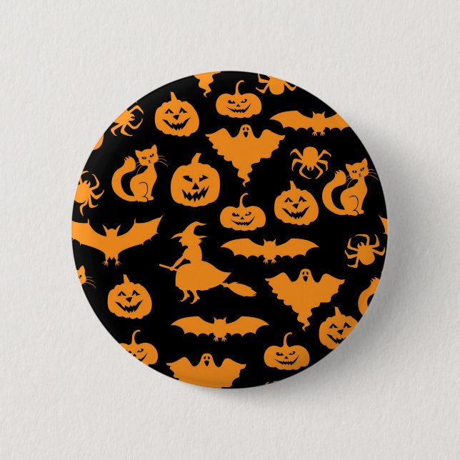 Badge Rond 5 Cm Halloween (Devant)