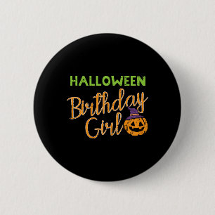 Badge Rond 5 Cm Halloween Anniversaire Fille Anniversaire Costume