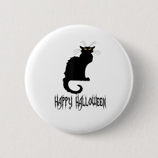 Badge Rond 5 Cm Halloween Chat Noir, Idée de costume, Fête, Plus s