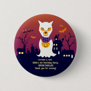Badge Rond 5 Cm Halloween Costume fille fête d'anniversaire