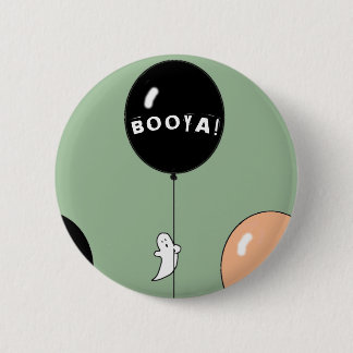 Badge Rond 5 Cm Halloween ghost
