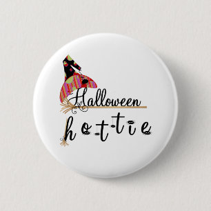 Badge Rond 5 Cm Halloween Hottie