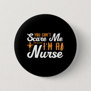 Badge Rond 5 Cm Halloween Je Suis Une Infirmière Anniversaire