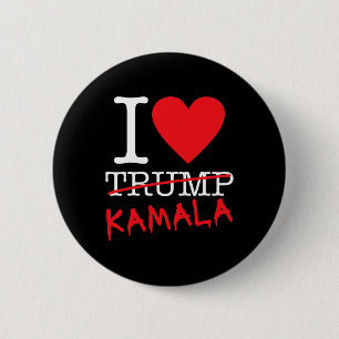 Badge Rond 5 Cm Halloween Kamala Harris 5 novembre 2024