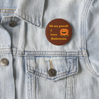 Badge Rond 5 Cm halloween oh mon bouton gourde