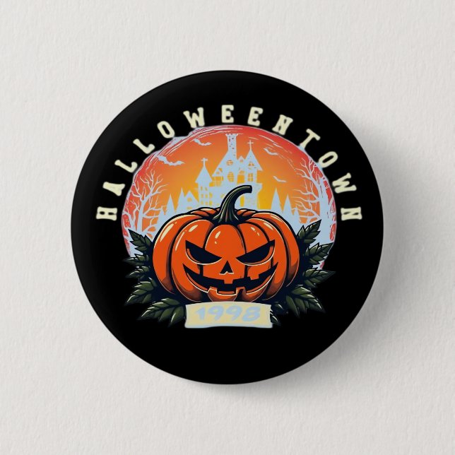Badge Rond 5 Cm HalloweenTown 1998 T-shirt indispensable (Devant)