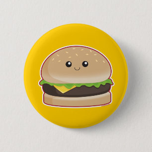 Badge Rond 5 Cm Hamburger