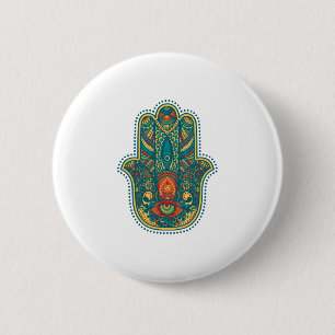 Badge Rond 5 Cm Hamsa