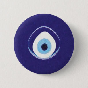 Badge Rond 5 Cm Hamza à l'oeil mauvais