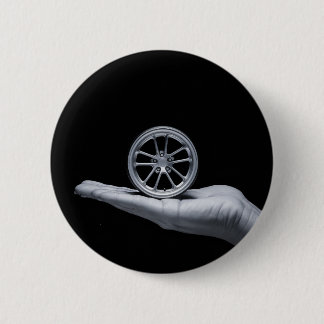 Badge Rond 5 Cm Hands And Wheels