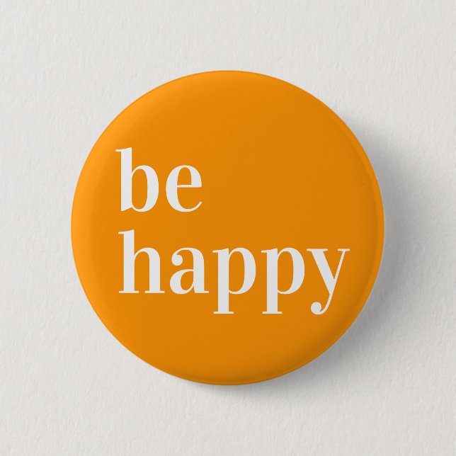 Badge Rond 5 Cm Happy Button Collection (Devant)