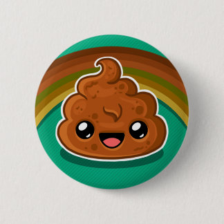 Badge Rond 5 Cm Happy Pudding - Rainbow Style