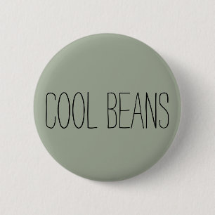 Badge Rond 5 Cm 'Haricots frais