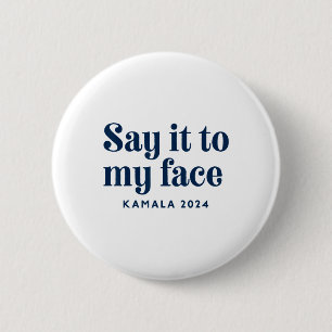 Badge Rond 5 Cm Harris 2024 Kamala Harris pour l'élection présiden